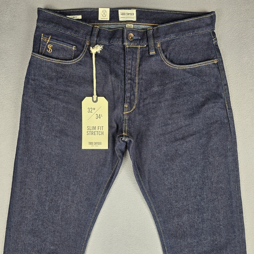 Todd Snyder Dark Blue Slim Fit Jeans